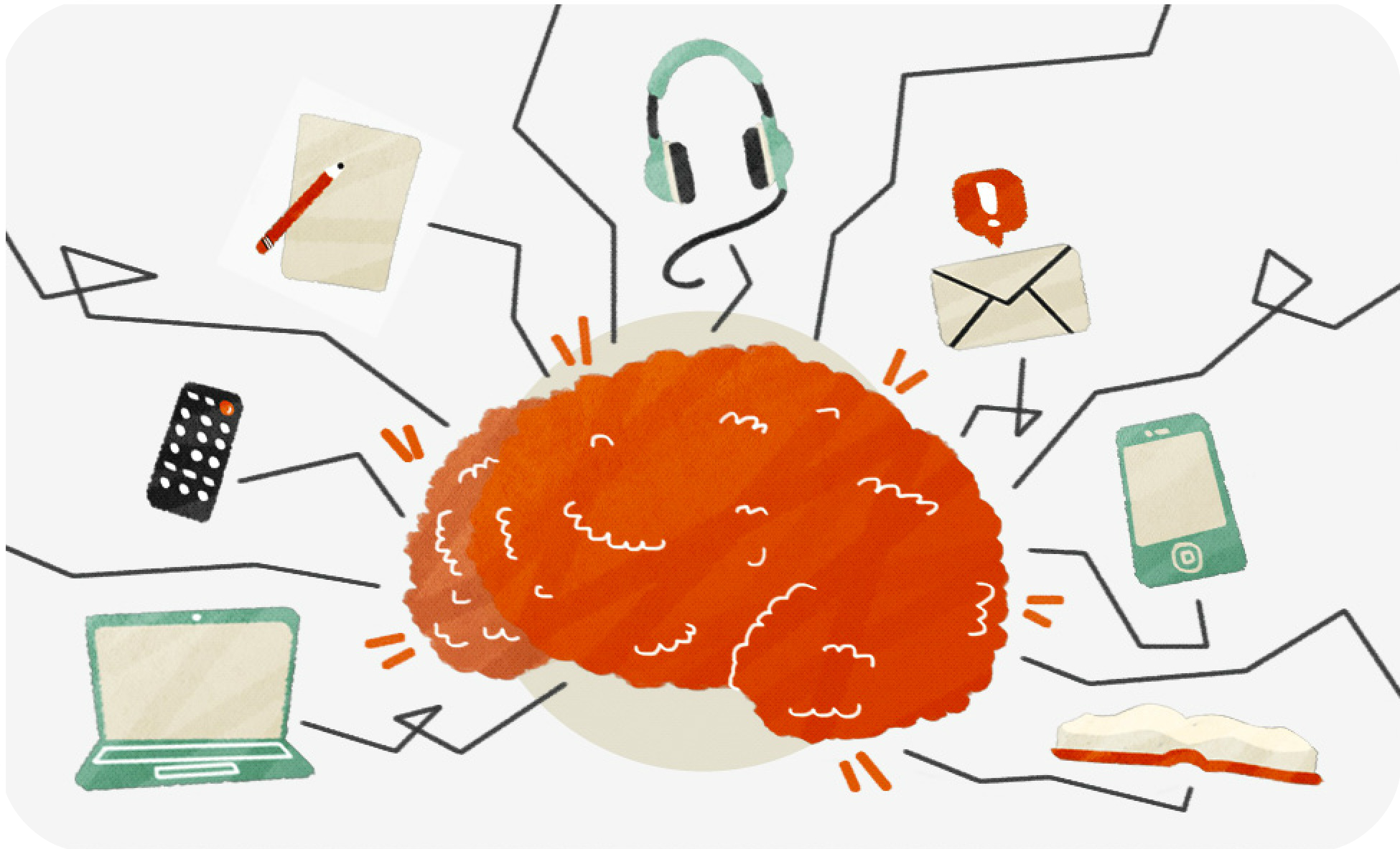 Multitasking decreases productivity.